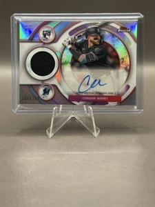 2025 Topps Finest Connor Norby Finest Rookie Auto Relic #/299 - Picture 1 of 4