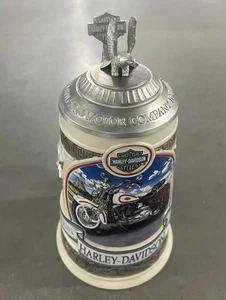 RARE The Engines of Harley Davidson Commemorative Series “Evolution” Stein 1998 - Picture 1 of 12