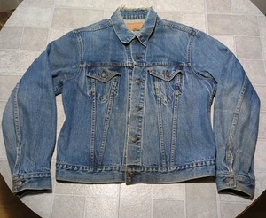Vintage Levi Levis Type 3 Denim Trucker Jacket Size 46 L 71205 0217 - Picture 1 of 4