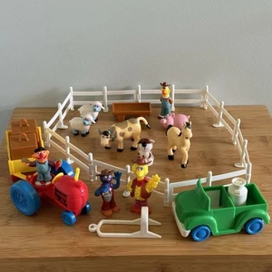 Vintage TYCO Sesame Street Farm Complete Set of Figures & Accessories No Barn - Picture 1 of 12