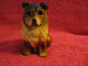 Collie Welpe Figur - Keramik - 5" groß - Made in Japan - 50er-60er Jahre - Bild 1 von 4