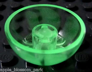 NEW Lego Trans Glow In the Dark 3x3 BOWL - Minifig Round Ball Turret Hemisphere - Picture 1 of 2