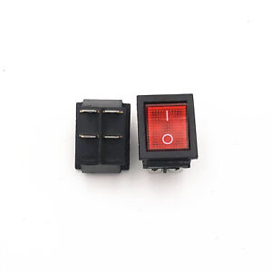 2pcs #12 Type Meat Grinder Parts Switch Red 250V 10A