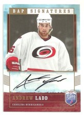 2006-07 UPPER DECK BE A PLAYER HOCKEY - ANDREW LADD AUTOGRAPH - HURRICANES - #AL