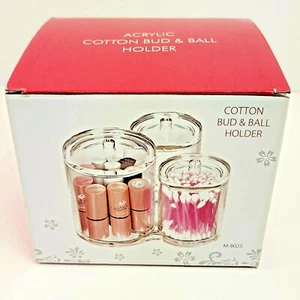 Qtip Halter Spender für Wattebausch, Wattestäbchen, Baumwolle rund - Bild 1 von 5