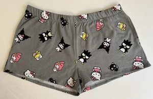 Sanrio Hello Kitty And Friends Gray Sweat Shorts soft size xxl Women’s New - Picture 1 of 3