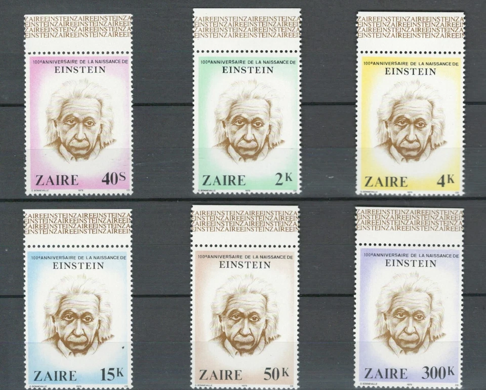 LOTE DE SELLOS ZAIRE CONGO AFRICA EISTIEN GENTE FAMOSA MNH (ZAIRE 606) Foto 1 de 1
