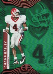 2023 Illusions Champ Bailey Georgia Bulldogs #6 verde paralelo - Imagen 1 de 2