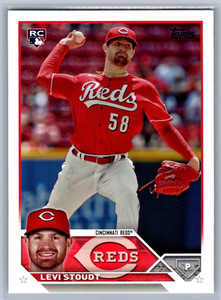 2023 Topps Update #US149 - Levi Stoudt - Cincinnati Reds