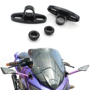 Adaptador de montaje de espejo retrovisores de ajuste Connect aluminio CNC motocicleta - Imagen 1 de 8