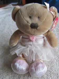 Ty Beanie Baby Bear 'Pirouette' 2005 Excellent with tags - Picture 1 of 4