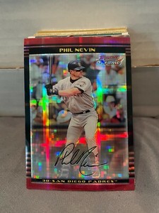 2002 Bowman Chrome X-Fractors #89 Phil Nevin/250 PADRES!
