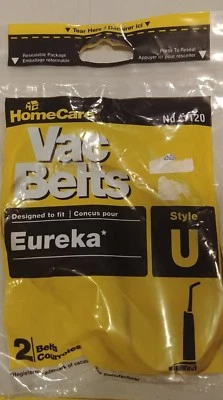 Pack de 2 cinturones de vacío HomeCare estilo Eureka U No. 1120 Foto 1 de 2