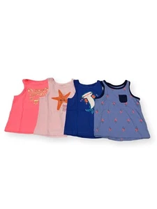 Cat & Jack Girls' Summer Tank Tops - Set of 4 - (18M) - Picture 1 of 5