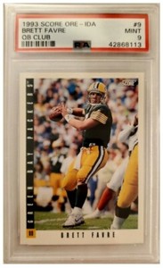 1993 Score Brett Favre ORE-IDA #NNO graded PSA 9 card