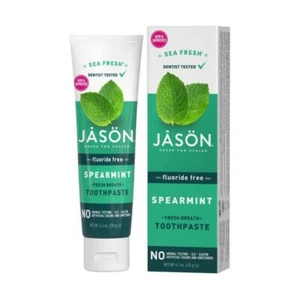 Jason Natural Sea Fresh Spearmint Fresh Breh Breach Breath Libre Fluoruro 119 g - Imagen 1 de 1