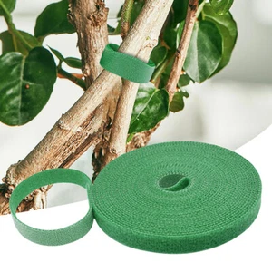 1/3/5M Nylon Plant Bandage Tie Reusable Plant Hook Loop Ties Green Fastener WY3 - Picture 1 of 11