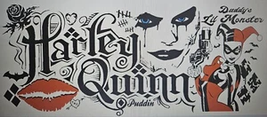TRIBAL HARLEY QUINN GRAPHIC VINYL DECAL TRUCK/CAR SET OF SIDES - Picture 1 of 2