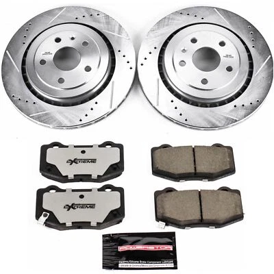 PowerStop Z26 Street Warrior Brake Kit for 16-18 Cadillac ATS Rear - Image 1 of 4