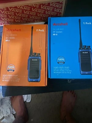 Arcshell 4350439945 Rechargeable Long Range Two-Way UHF Walkie Talkies - 4... - Image 1 of 3