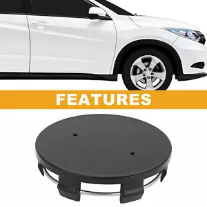 70mm 2.76" Outer Diameter Universal Car Wheel Hub Center Caps Gloss Black 1 Pcs - Picture 1 of 6