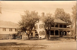 WILLIAMSBURG, MASSACHUSETTS - WILLIAMS HOUSE - OLD REAL PHOTO POSTCARD - Picture 1 of 2