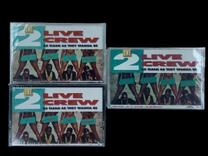 3 x SEALED audio cassette, The 2 Live Crew – As Clean As They Wanna Be, US, 1989 - Picture 1 of 6