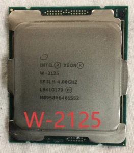 Intel Xeon W-2125 4.0GHz Quad-Core SR3LM CPU | Used, Tested & Working - Picture 1 of 1