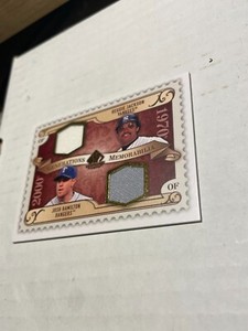 2009 Upper Deck SP Legendary cuts Reggie Jackson Josh Hamilton Double Jersey