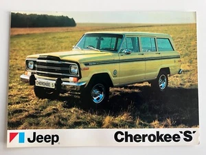 JEEP Cherokee Four-Door S 5.9 5900cc V8 UK Flyer Brochure 1970s - Picture 1 of 1