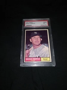 1961 Topps Mickey Mantle #300 HOF Original🔥⚾🔥PSA 7 High Grade NM sharp Rare $$ - Picture 1 of 2