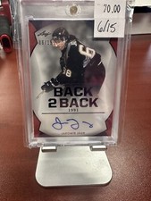 2022-23 LEAF IN THE GAME USED JAROMIR JAGR KEVIN STEVENS BACK2BACK AUTO /15