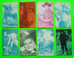 Lote/8 TARJETAS ARCADE DE PELÍCULAS DE VAQUEROS DE 1920 A 1930 Forbes TOM MIX Barry Elliott etc. - Imagen 1 de 23
