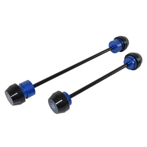 Blue Front Rear Wheel Axle Fork Crash Pad Sliders Protector For YAMAHA YZF R7 - Picture 1 of 9