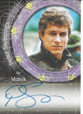 Stargate SG1 Season 6 - A32 Peter Stebbings Autograph as Malek Auto