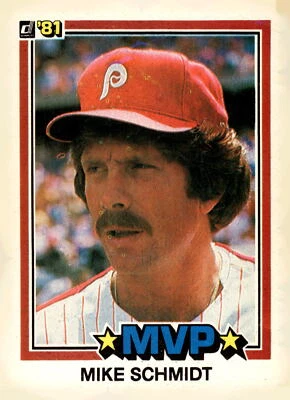 1981 Donruss #590 Mike Schmidt - Image 1 of 2