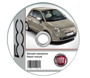 Fiat 500 (2012-2019)  U.S. version - manuale officina su Cd - Foto 1 di 9