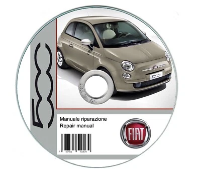 Fiat 500 (2012-2019)  U.S. version - manuale officina su Cd - Immagine 1 di 4