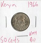 Pièce Kenya 50 Cents 1966 KM4