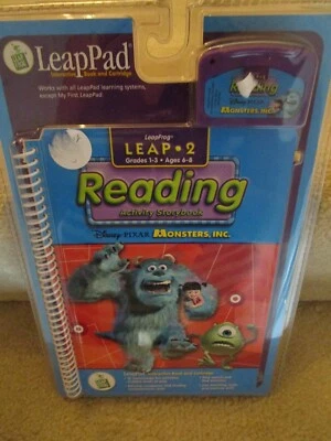 LeapPad Leap 2 Reading Monsters Inc Interactive Book and Cartridge New Sealed - Image 1 of 2