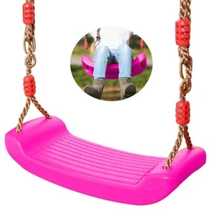 Altalena per bambini da giardino in plastica gioco dondolo singola da appendere - Foto 1 di 5