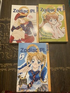 Zodiac P.I. Manga Vol 1 - 3 Natsumi Ando Tokyopop Shojo 2003 - 1 Short Full Set - Picture 1 of 3
