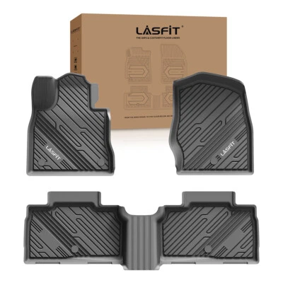 Floor Mats Liners For Ford Explorer 2020-2026 All Weather Anti-slip TPE Black - Image 1 of 4