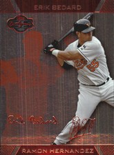 2007 Topps Co-Signers Silver Red Orioles Card #33B Ramon Hernandez w/Erik Bedard