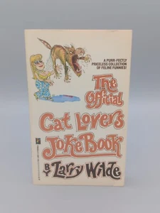 Larry Wilde Official Cat Lovers / Dog Lovers Joke Book 1988 - Picture 1 of 7