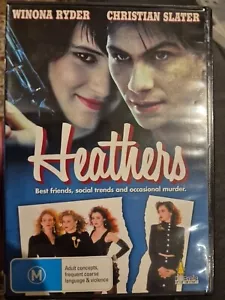 HEATHERS DVD WINONA RYDER & CHRISTIAN SLATER CULT 1988 TEEN FILM SHANNEN DOHERTY - Picture 1 of 3