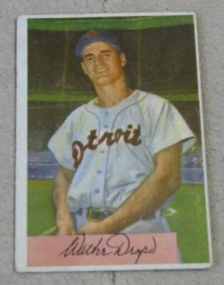 Vintage 1954 Bowman #7 Walt Dropo - VG VG/EX - Image 1 of 3