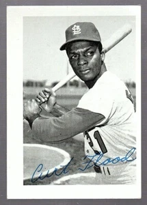 MLB 1969 Topps 28 Curt Flood St Louis Cardinals 6E322 Rare - Bild 1 von 2