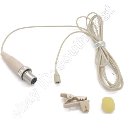 skin color clip-on clips lapel lavalier microphone for MiPro wireless mic system - Image 1 of 3
