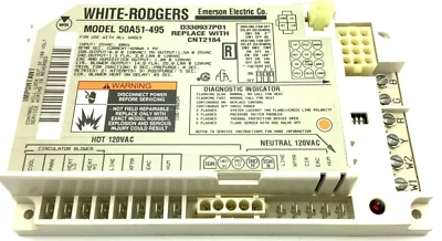 50A51-495 Furnace control board for York, Armstrong etc.  D330937P01 / CNT2184 - Image 1 of 2
